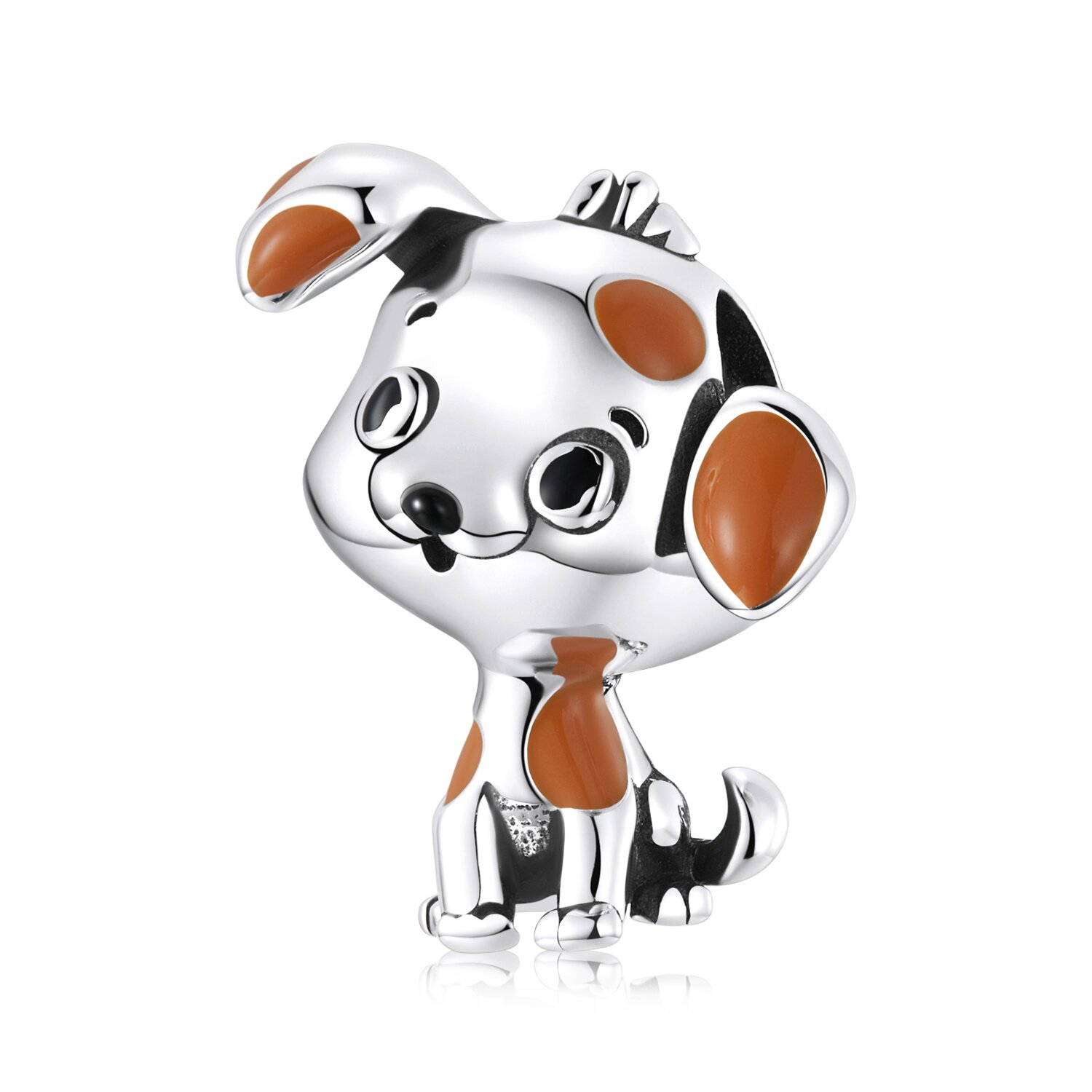 Talisman din argint cute puppy