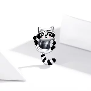 Talisman din argint Cute Racoon