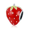 Talisman din argint Cute Strawberry picture - 1