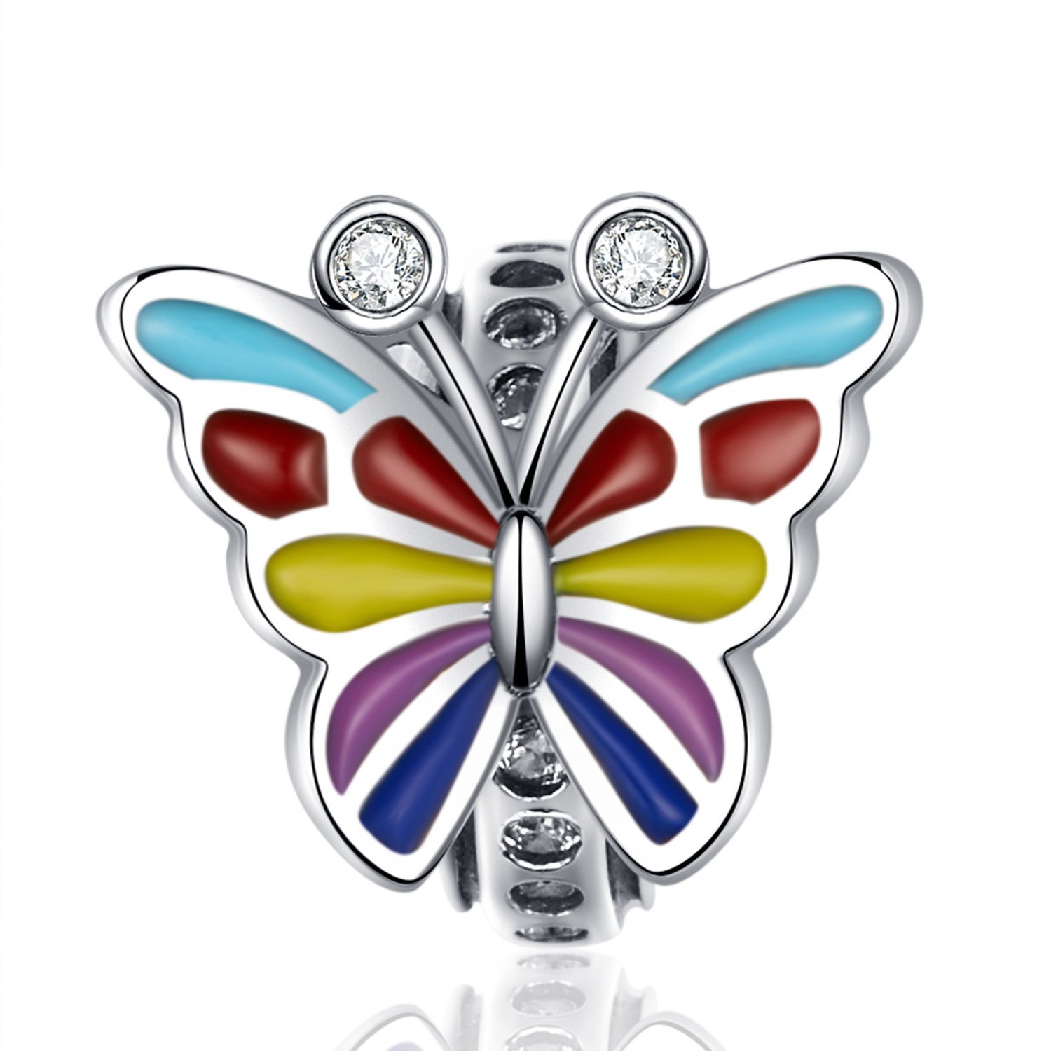 Talisman din argint Dancing Butterfly EdenBoutique