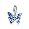 Talisman din argint Double Layered Butterfly picture - 1