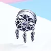 Talisman din argint Dream Catcher purple picture - 2