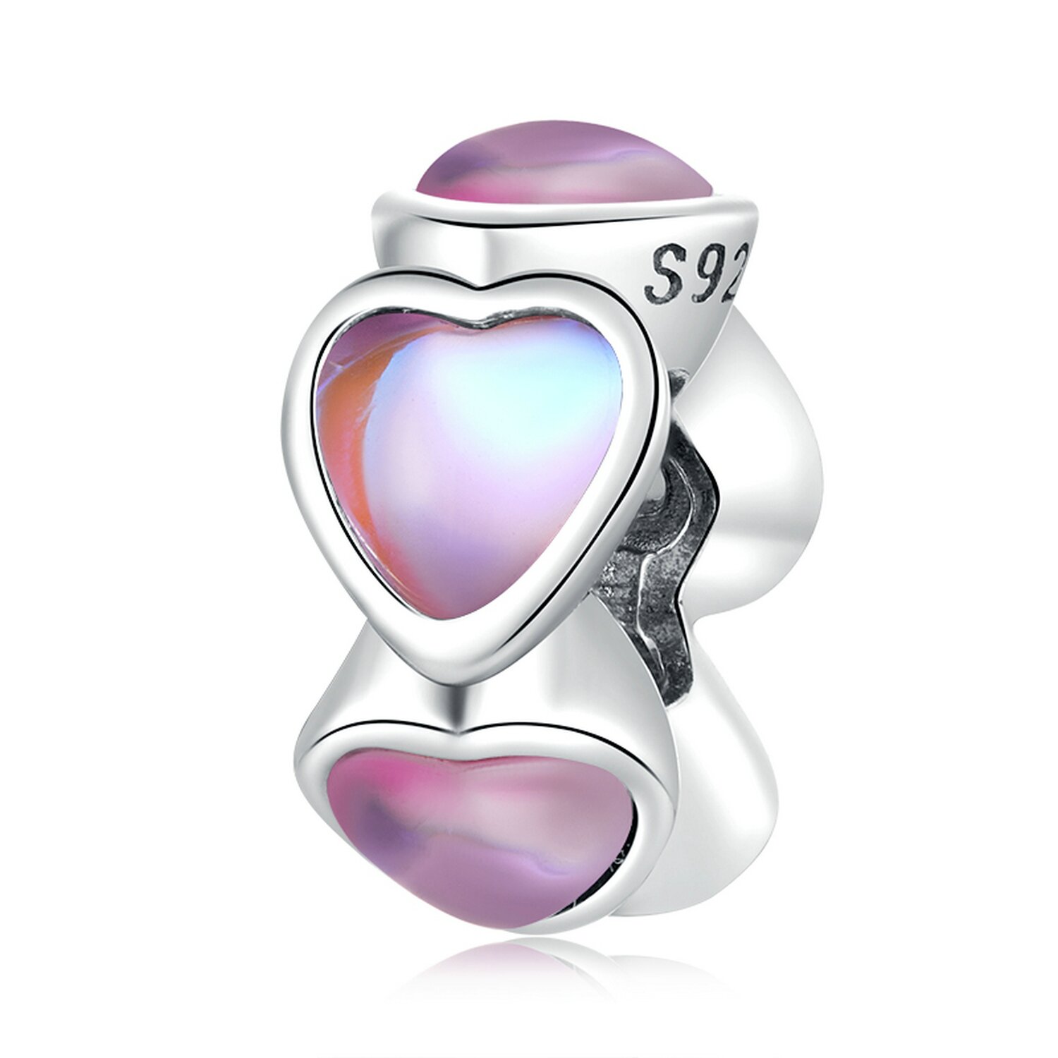 Talisman din argint Fabulous Hearts image