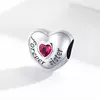 Talisman din argint Forever Sister Red Heart picture - 2