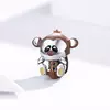 Talisman din argint Funny Monkey