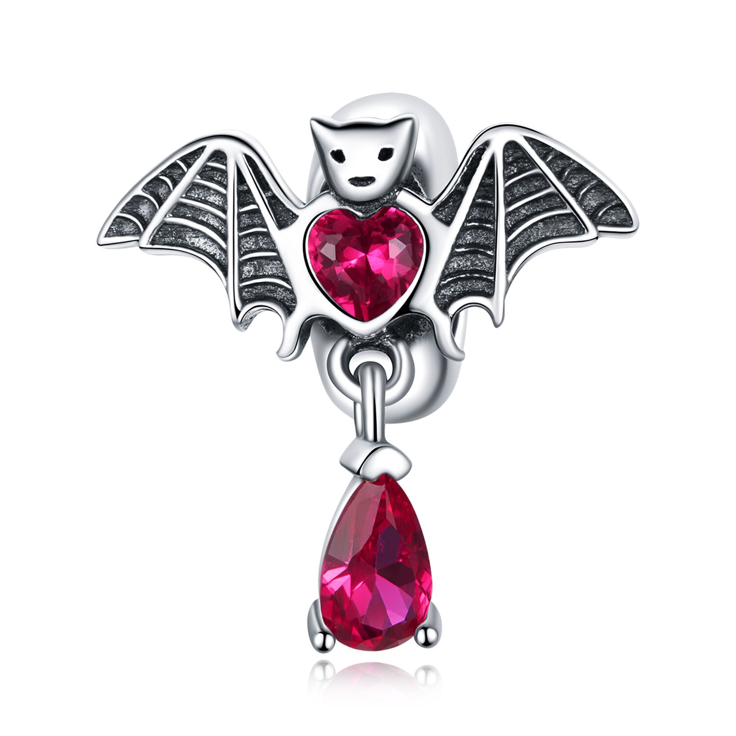 Talisman din argint glamorous bat