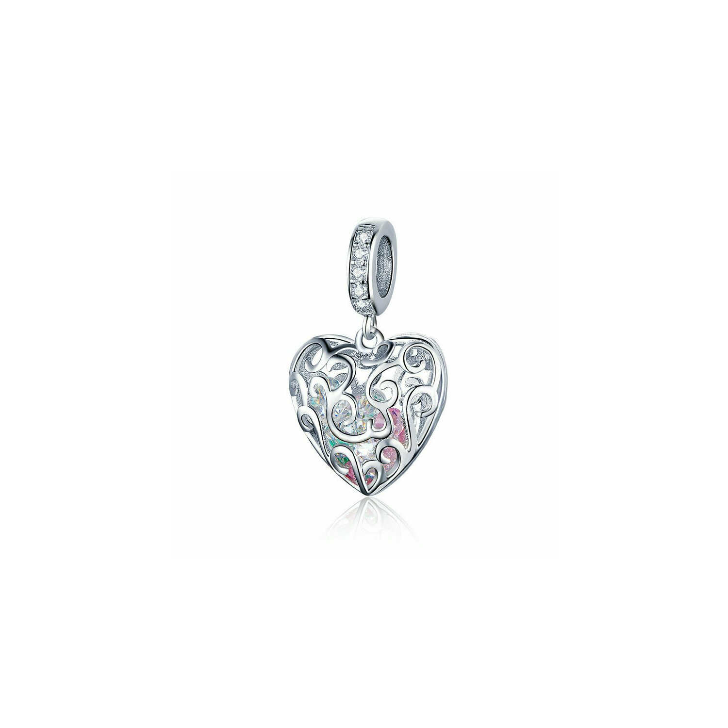 Talisman din argint Heart Gift