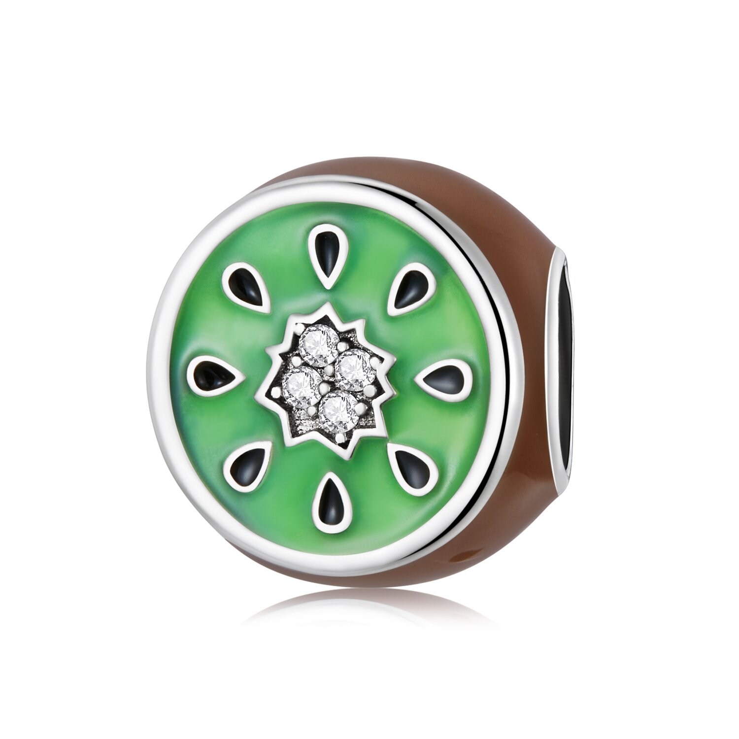 Talisman din argint kiwi charm