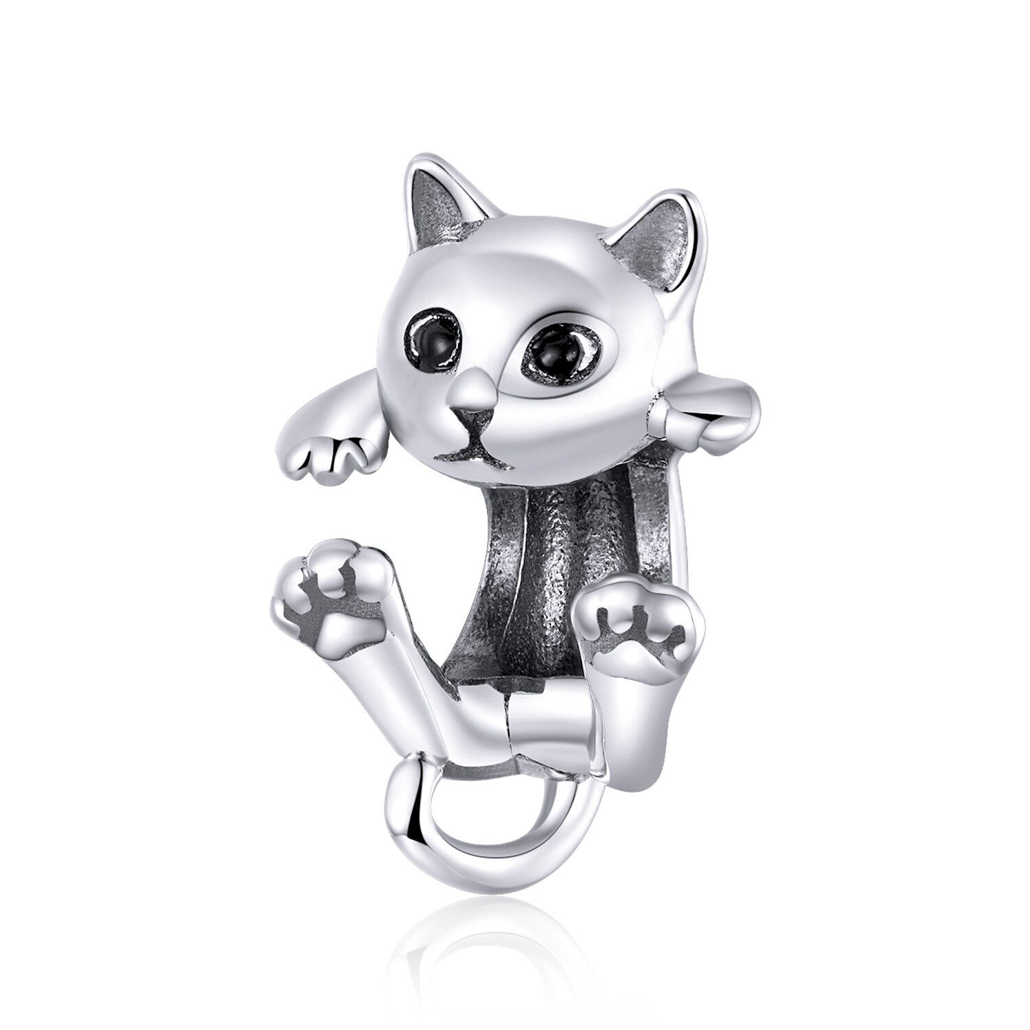Talisman din argint Little Kitty argint