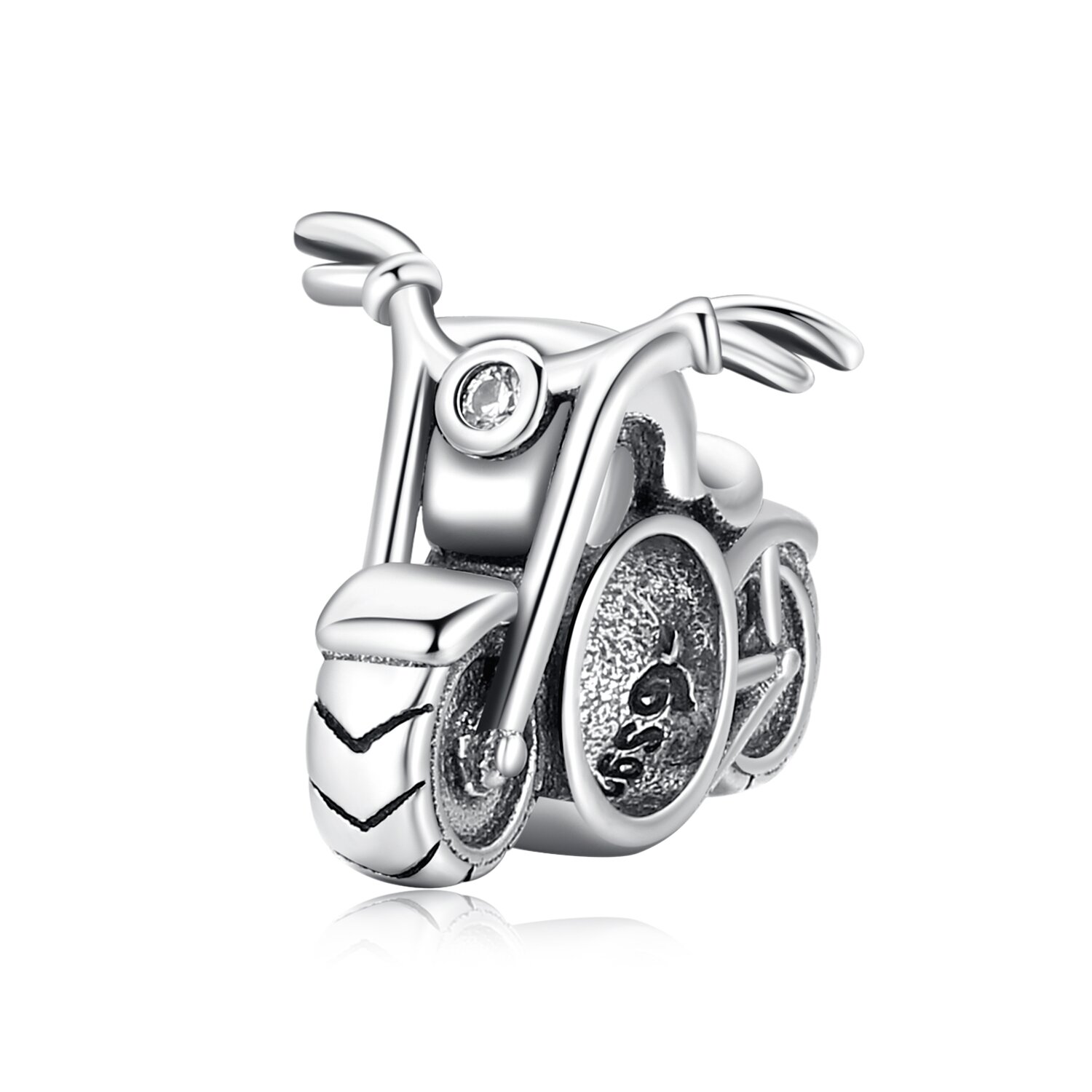 Talisman din argint Lovely Motorcicle image