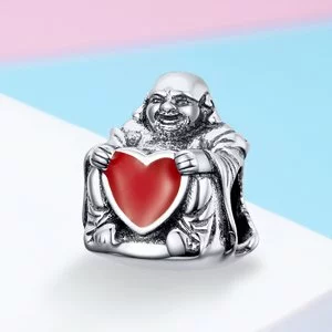 Talisman din argint Loving Buddha