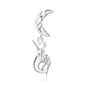 Talisman din argint Moon Fairy