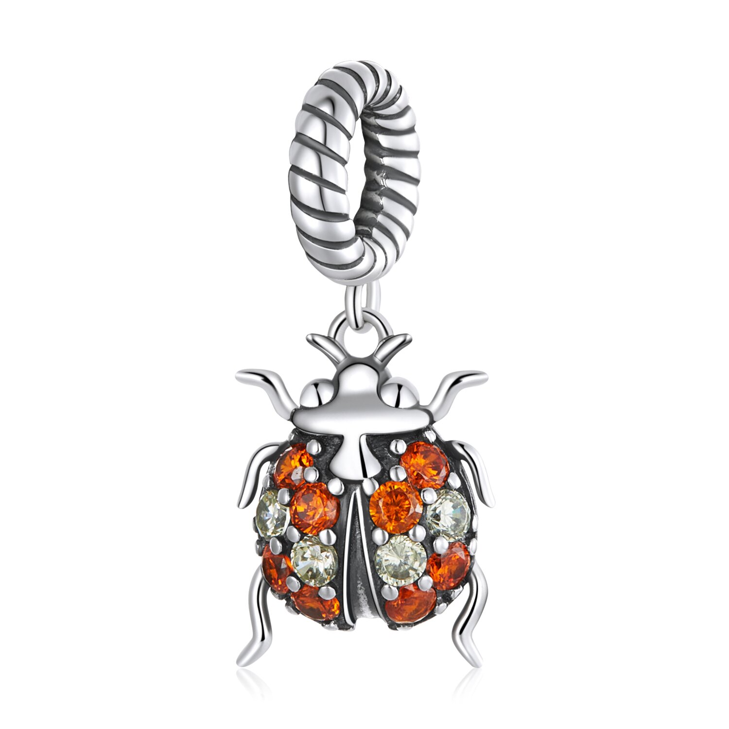 Talisman din argint my ladybug