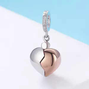 Talisman din argint Open Heart Key