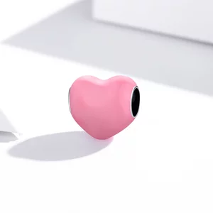 Talisman din argint Pink Email Heart