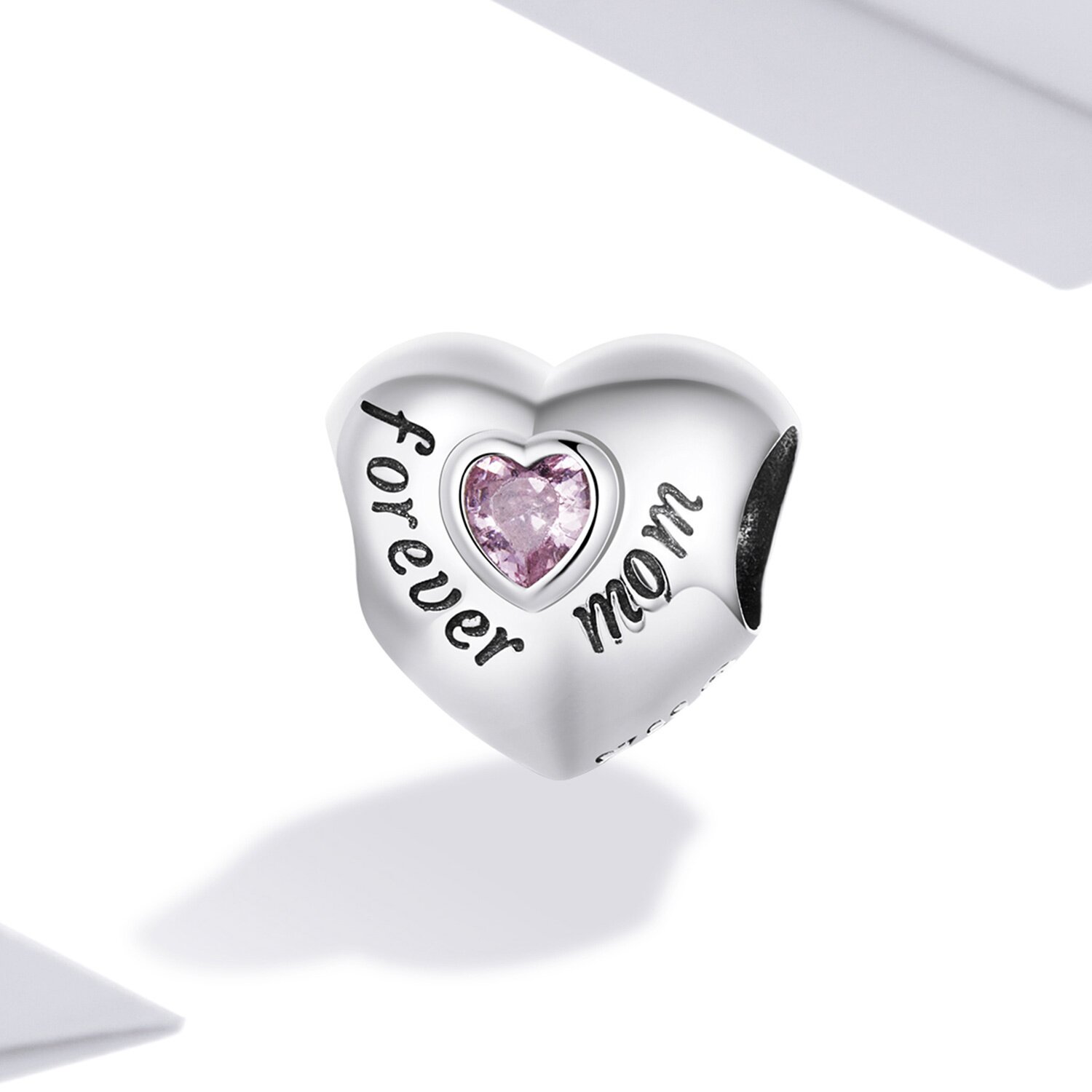 Talisman din argint pink forever mom