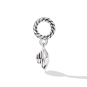 Talisman din argint Pink Rose