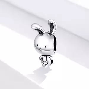 Talisman din argint Playful Rabbit