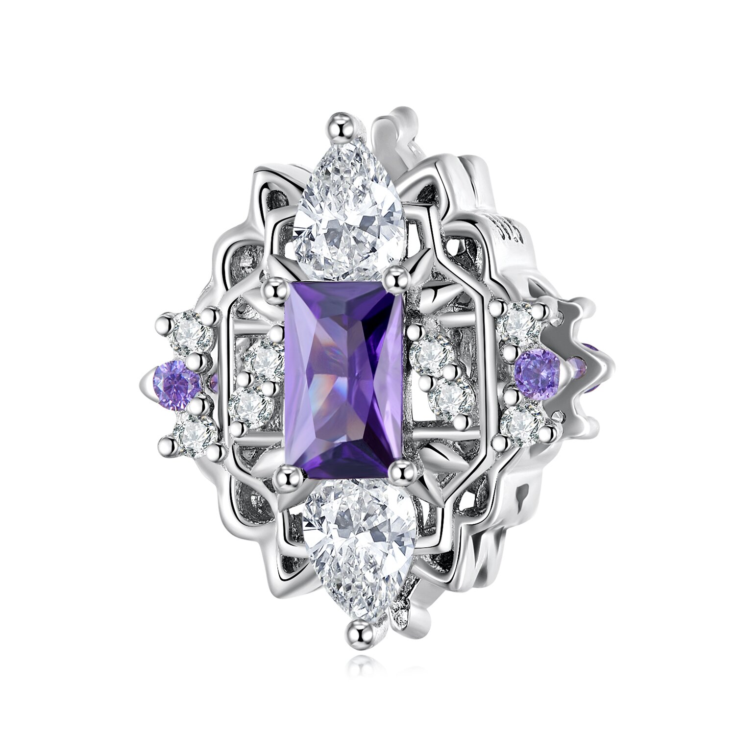 Talisman din argint Purple Majesty image0