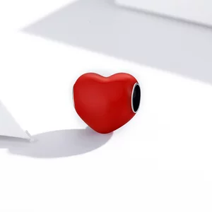 Talisman din argint Red Email Heart