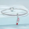 Talisman din argint Red Lipstick