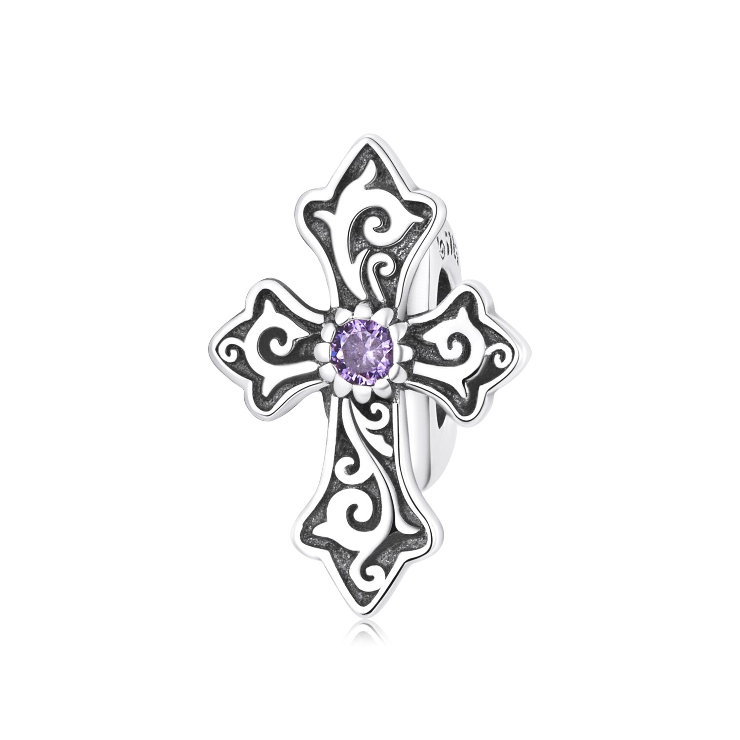Talisman din argint retro cross