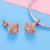 Talisman din argint Rose Gold Crown picture - 2