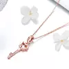 Talisman din argint Rose Gold Heart Key picture - 8