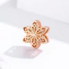 Talisman din argint Rose Gold Snowflake