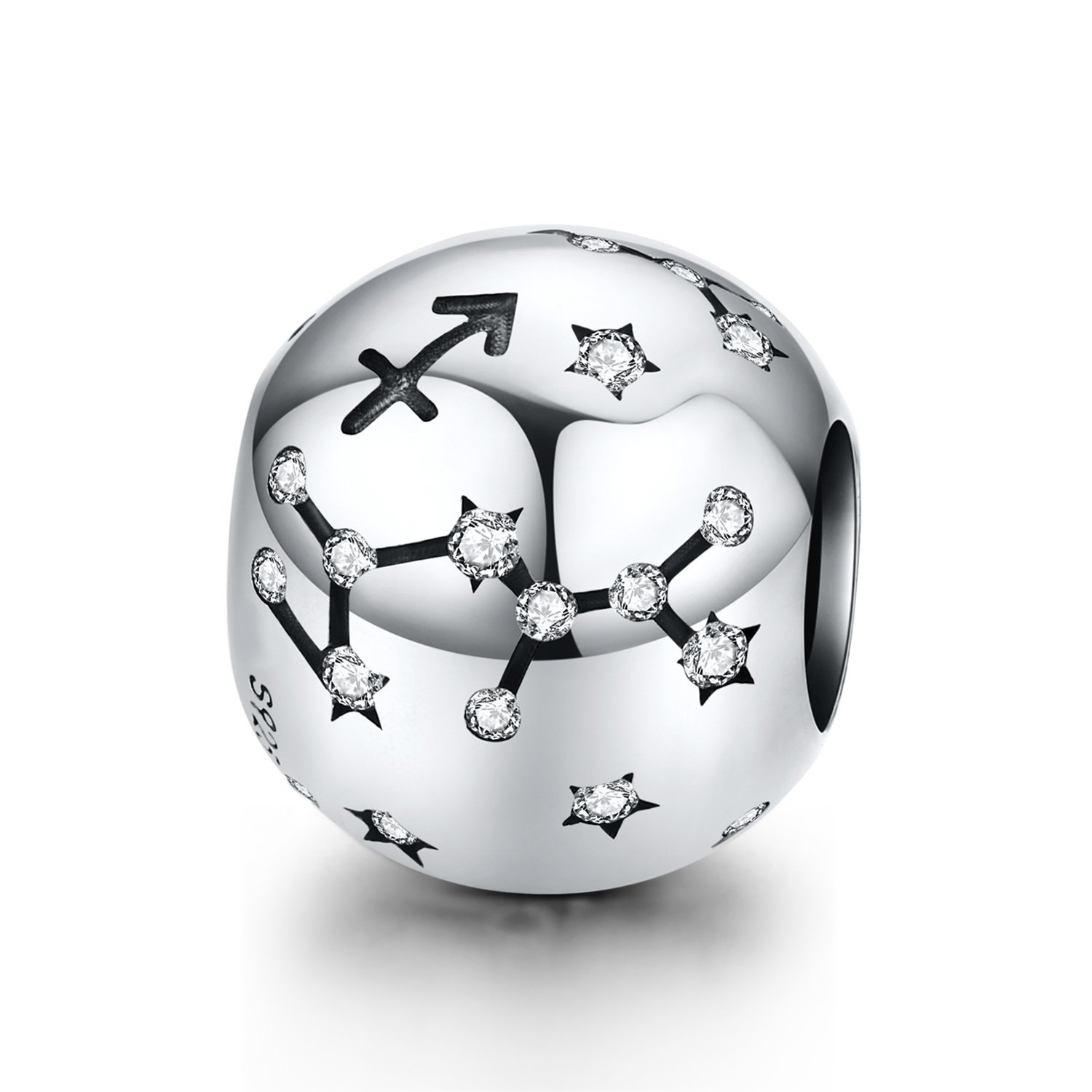 Talisman din argint Sagittarius Constellation (toate)