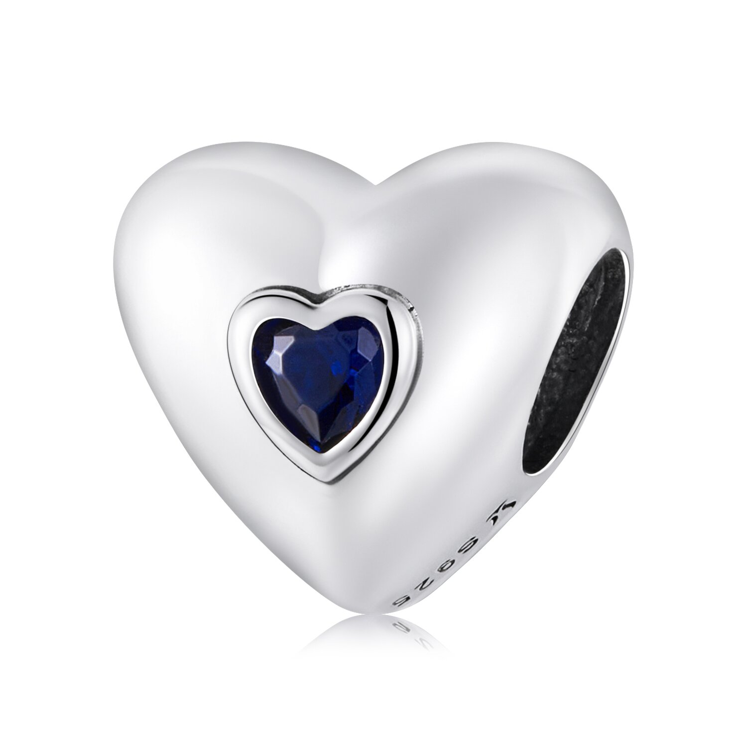 Talisman din argint sapphire love