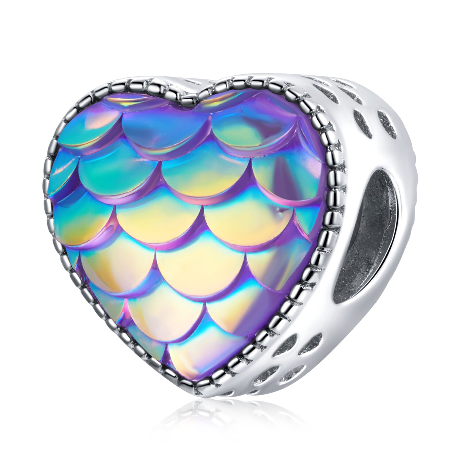 Talisman din argint scaly heart