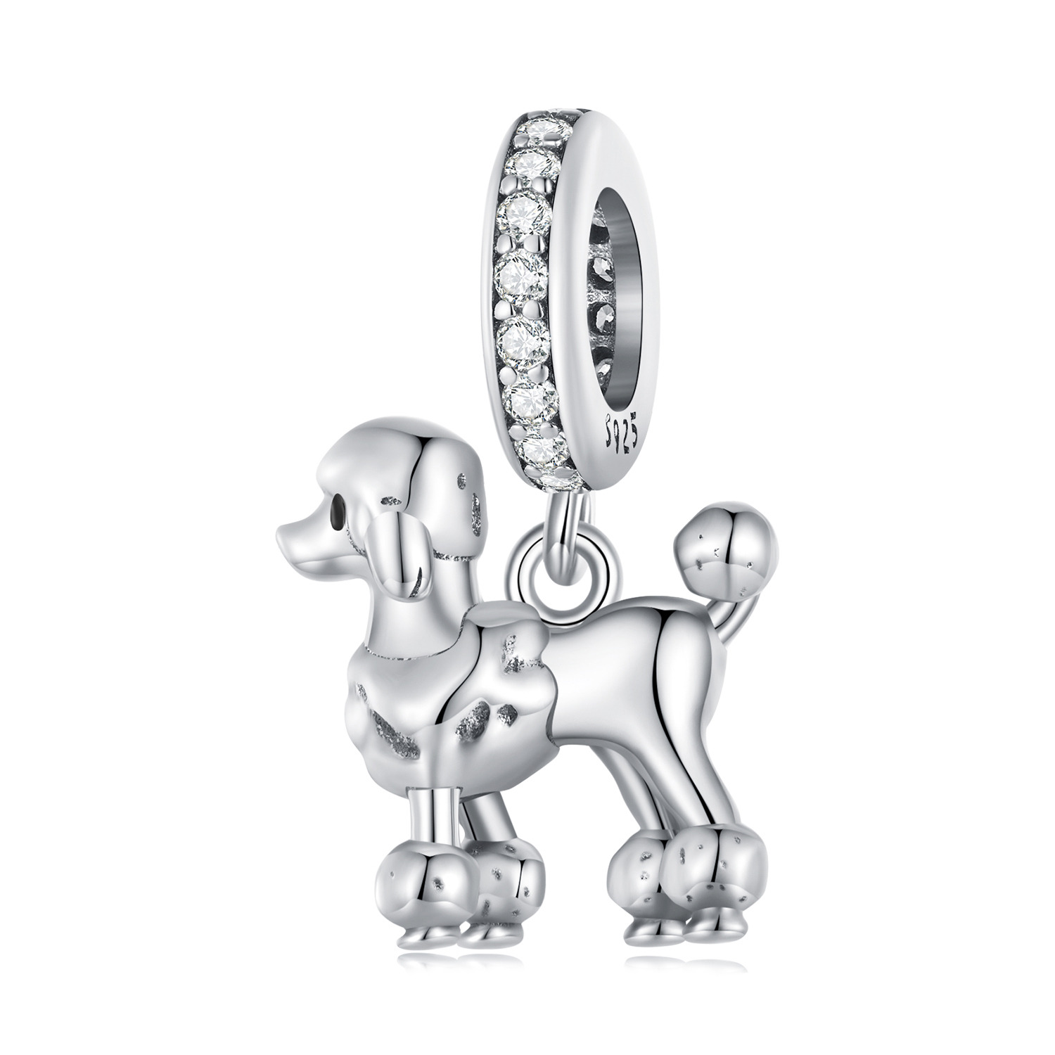 Talisman din argint Silver Poodle image7