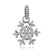 Talisman din argint Silver Winter Snowflake