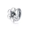 Talisman din argint Single Flower Bead picture - 1