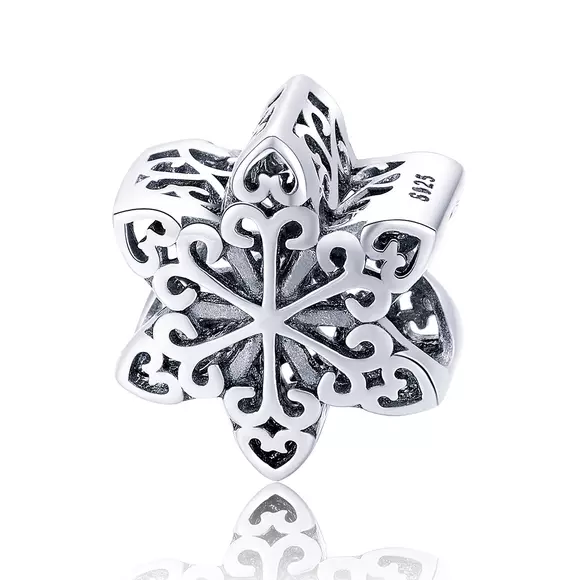 Talisman din argint Snowflake