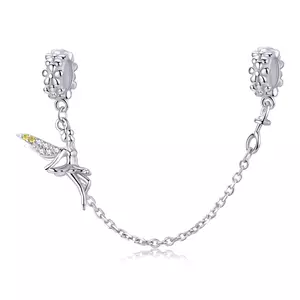 Talisman din argint Sparkling Fairy Safety Chain