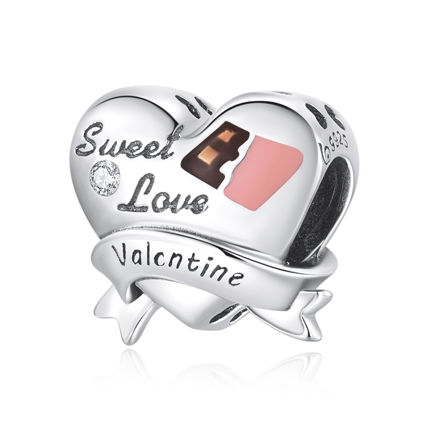 Talisman din argint sweet valentine