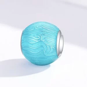 Talisman din argint Turquoise Waves