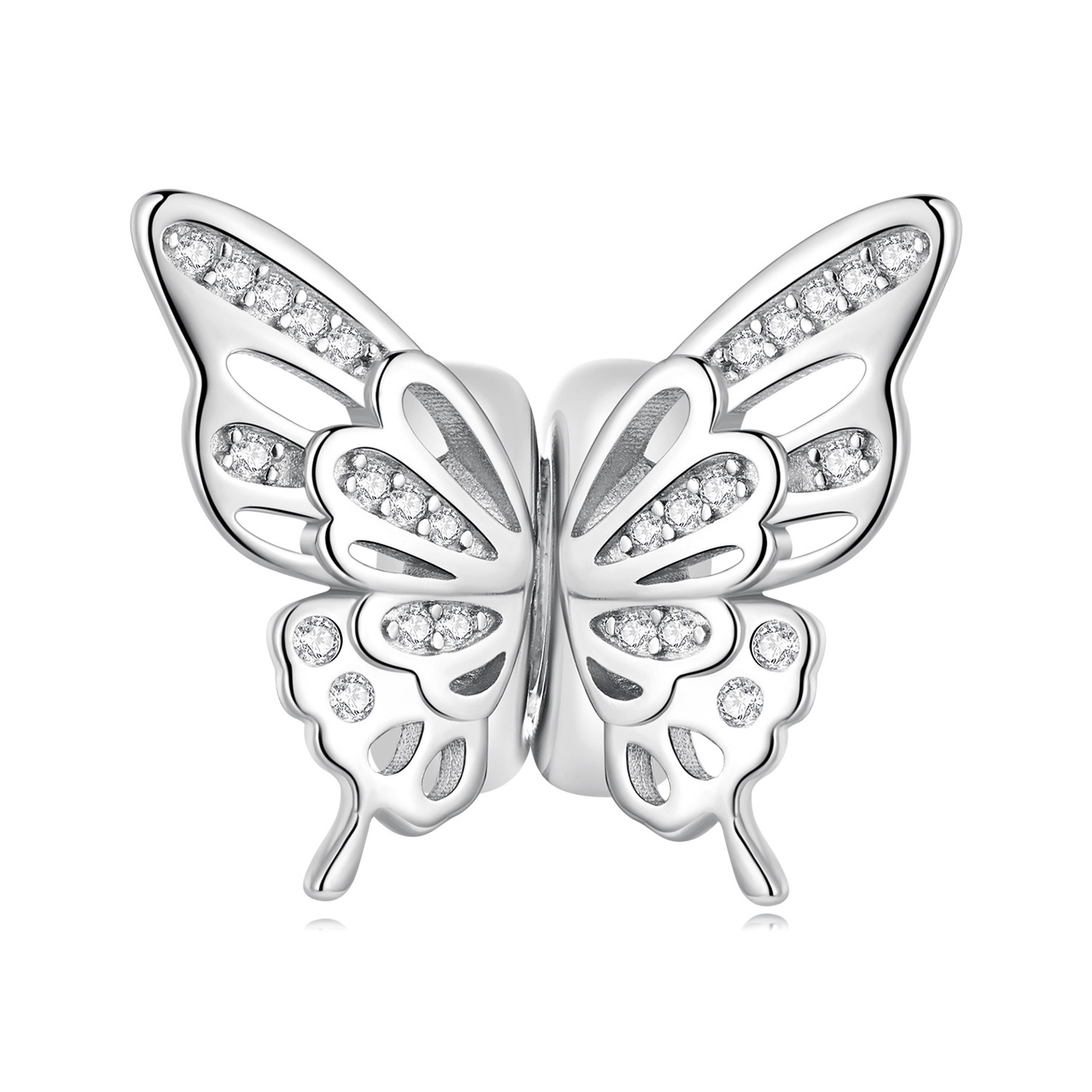 Talisman din argint Two halves Butterfly image13
