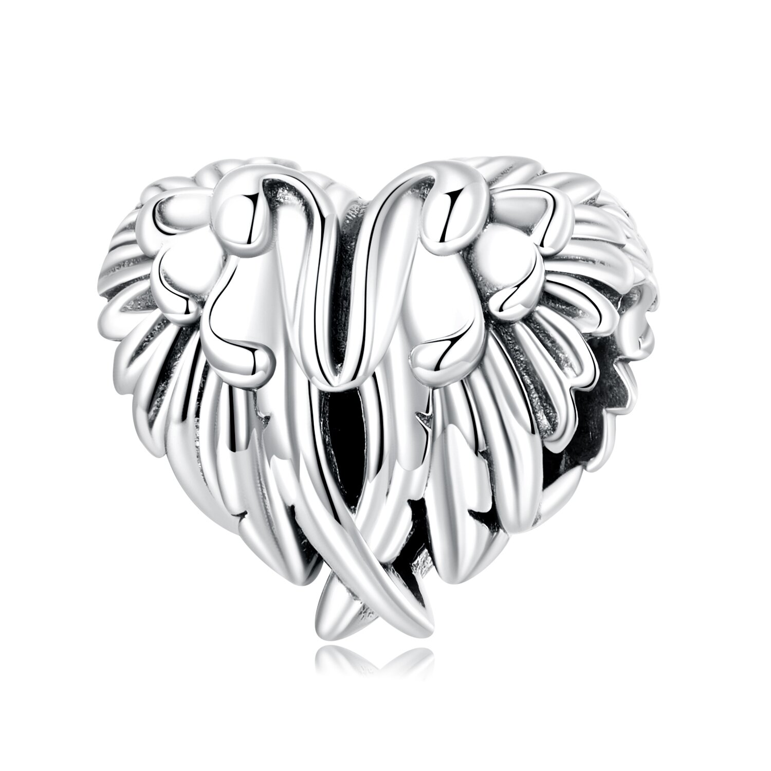 Talisman din argint winged heart