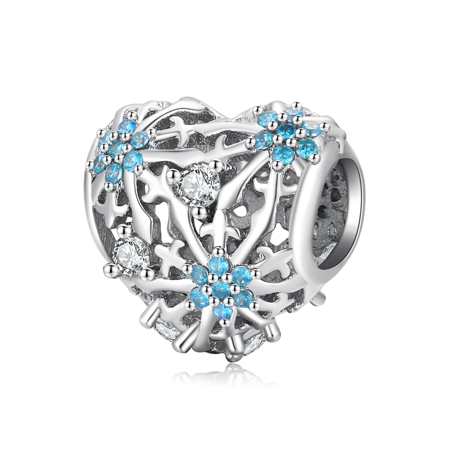 Talisman din argint winter heart
