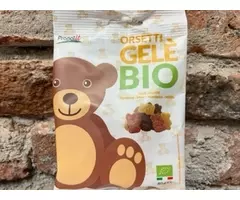 BIO GLUTEN FREE GUMMY BEARS WITH PROPOLIS AND BERRIES 80 GMS