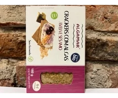 ECO CRACKERS WITH OAT, SESAME AND SEAWEED 160 GR