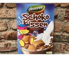 ECO PILLOWED CEREALS FILLED WITH CHOCOLATE 375 GR