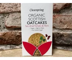 ECO SCOTTISH OAT COOKIES WITH SUN DEHYDRATED TOMATOES AND HERBS 200 GR