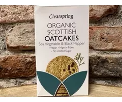 ECO SCOTTISH OATS COOKIES WITH ALGAE AND BLACK PEPPER 200 GR
