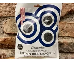 RICE ECO CRACKERS WITH BLACK SUSAN 40 GR