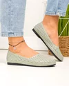 Balerini dama piele naturala barilla perforati cu inchidere slip-on si talpa flexibila JY3763 4