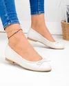 Balerini dama piele naturala bej cu talpa flexibila WIZ0426 2